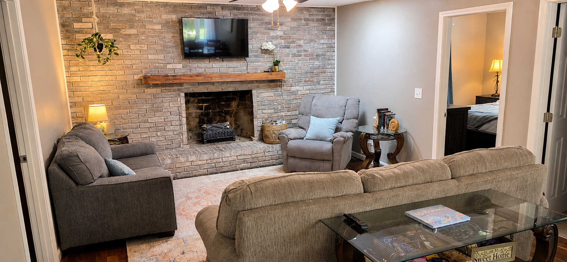 Living Room with TV